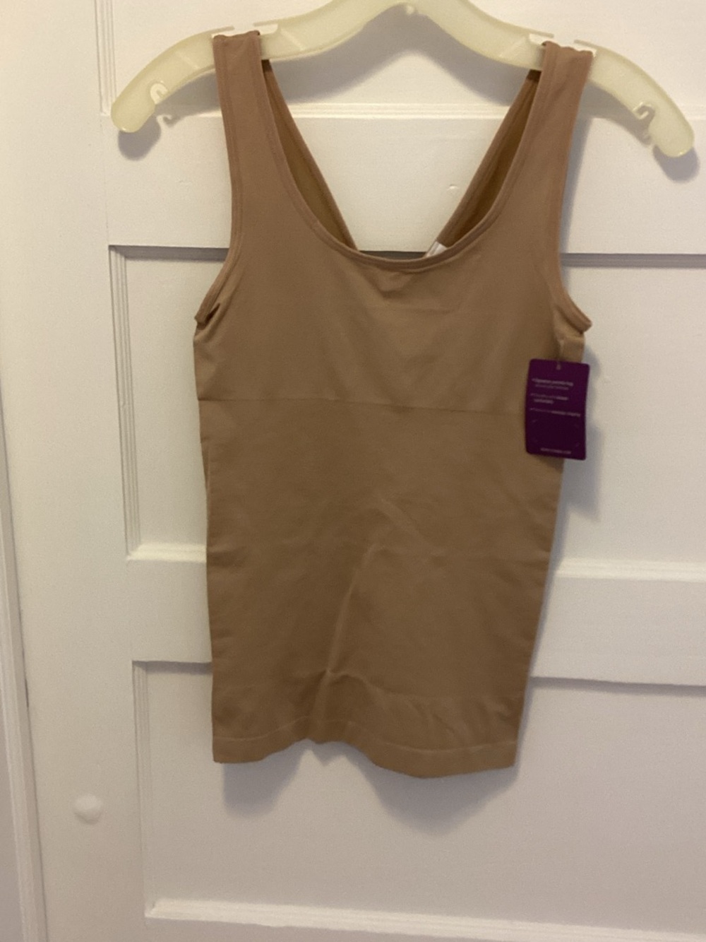 Women’s Scoop Neck Tank Top in Taupe - Lightweight Layering Staple